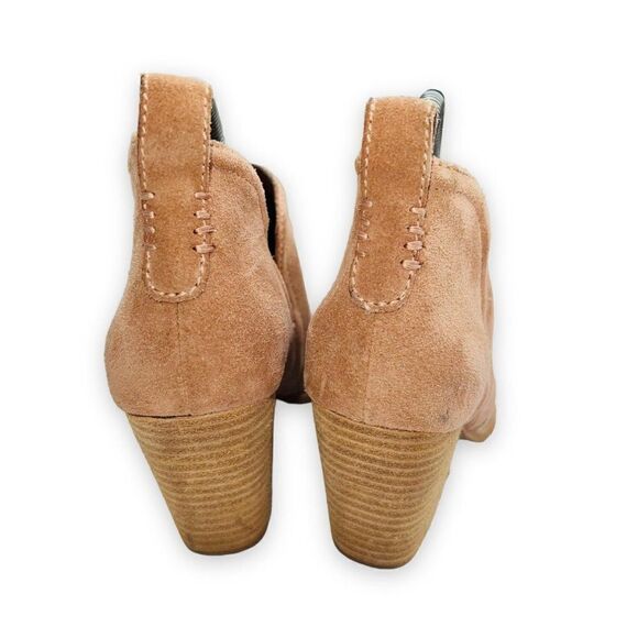 Jeffrey Campbell Rosalee Ankle Booties Blush Pink Suede Women's 6 - Picture 5 of 10